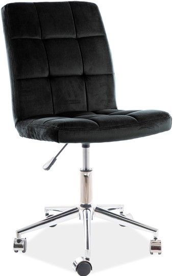 Office Chair Derry | size: Width: 45cm, Height: 97cm, Depth: 40cm | color: Black | image: 1 | variant: 1004141