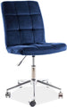 Office Chair Derry | size: Width: 45cm, Height: 97cm, Depth: 40cm | color: Blue | image: 1 | variant: 1004143