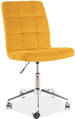 Office Chair Derry | size: Width: 45cm, Height: 97cm, Depth: 40cm | color: Yellow | image: 1 | variant: 1004142