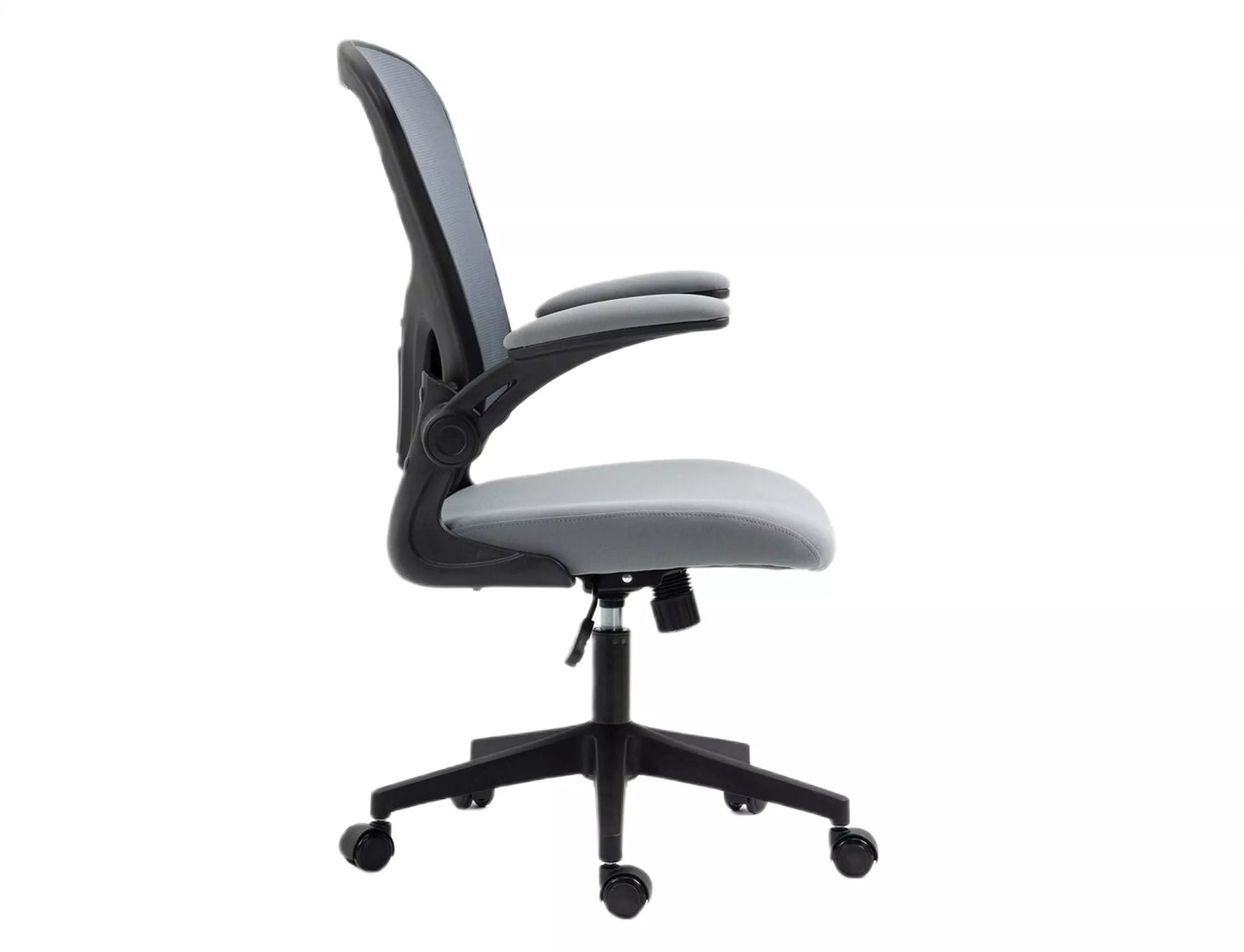 Office Chair Doncaster | size: Width: 65cm, Height: 110cm, Depth: 47cm | color: Gray | image: 2 | variant: 1004212
