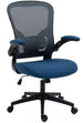 Office Chair Doncaster | size: Width: 65cm, Height: 110cm, Depth: 47cm | color: Grey/Blue | image: 0 | variant: 1004213