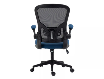 Office Chair Doncaster | size: Width: 65cm, Height: 110cm, Depth: 47cm | color: Grey/Blue | image: 4 | variant: 1004213