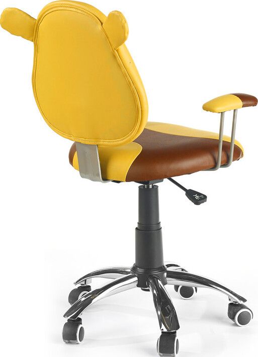 Office Chair East Altrincham | size: Width: 52cm, Height: 92cm, Depth: 52cm | color: Yellow | image: 2 | variant: 1007005