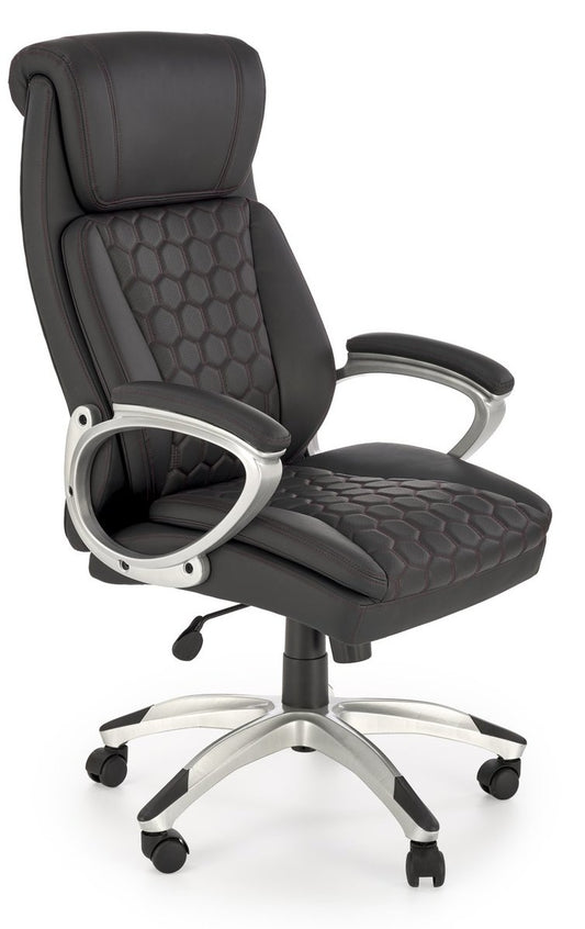 Office Chair East Bedford | size: Width: 62cm, Height: 122cm, Depth: 70cm | color: Black | image: 0 | variant: 1007572