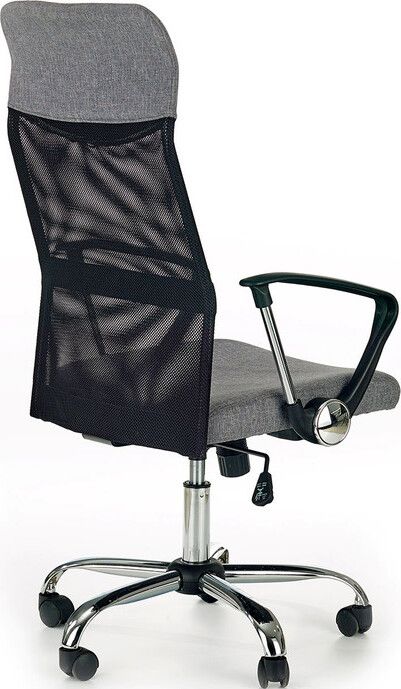 Office Chair East Bishop Auckland | size: Width: 61cm, Height: 120cm, Depth: 63cm | color: Black/Grey | image: 2 | variant: 1007010