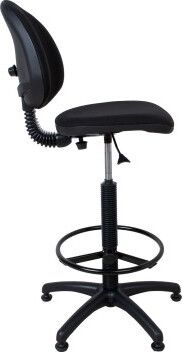 Office Chair East Brackley | size: Width: 46cm, Height: 109-132.5cm, Depth: 46.5cm | color: Black | image: 2 | variant: 1005933
