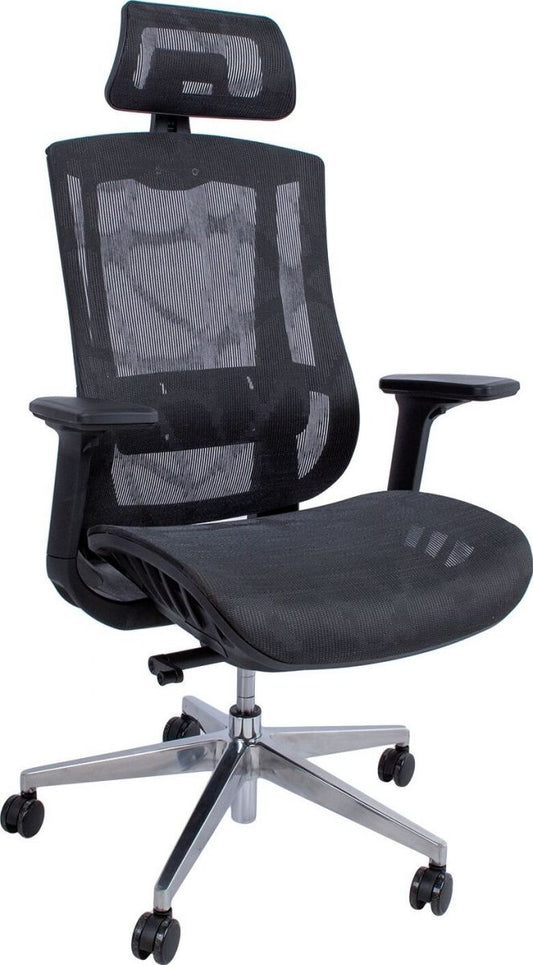 Office Chair East Hafnarfjorur | size: Width: 70cm, Height: 126cm, Depth: 70cm | color: Black | image: 1 | variant: 1005922