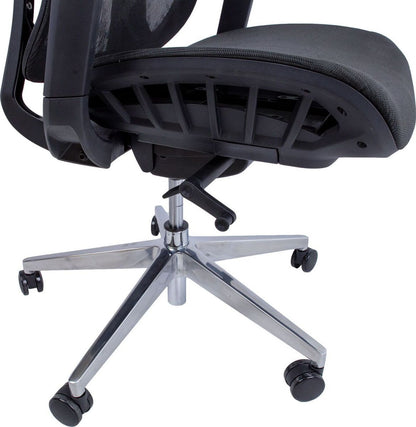 Office Chair East Hafnarfjorur | size: Width: 70cm, Height: 126cm, Depth: 70cm | color: Black | image: 9 | variant: 1005922