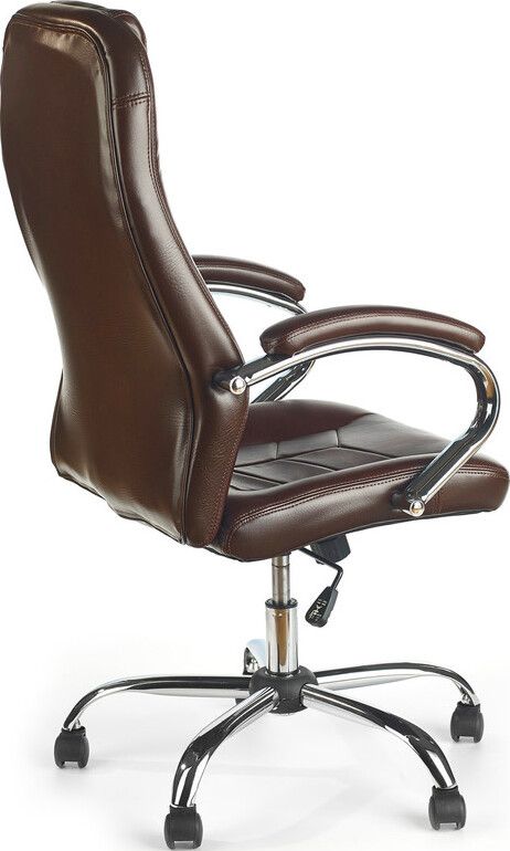 Office Chair East Huntingdon | size: Width: 64cm, Height: 119cm, Depth: 65cm | color: Brown | image: 2 | variant: 1007027
