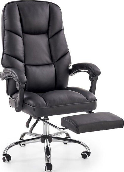 Office Chair East Malvern | size: Width: 66cm, Height: 118cm, Depth: 70cm | color: Black | image: 1 | variant: 1007035