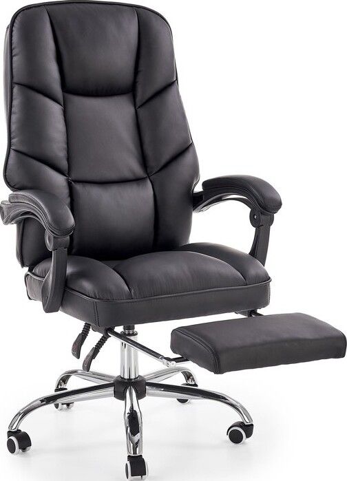 Office Chair East Malvern | size: Width: 66cm, Height: 118cm, Depth: 70cm | color: Black | image: 1 | variant: 1007035