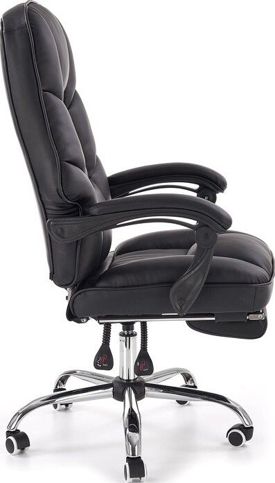 Office Chair East Malvern | size: Width: 66cm, Height: 118cm, Depth: 70cm | color: Black | image: 4 | variant: 1007035
