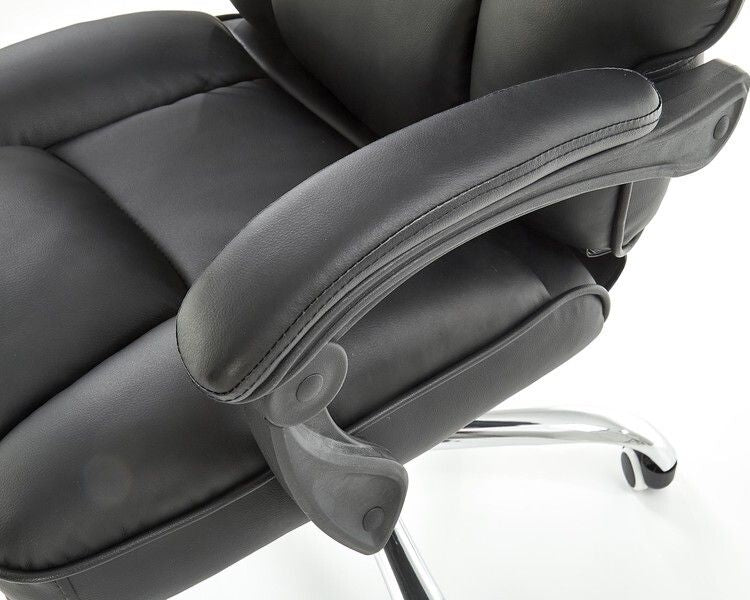 Office Chair East Malvern | size: Width: 66cm, Height: 118cm, Depth: 70cm | color: Black | image: 7 | variant: 1007035