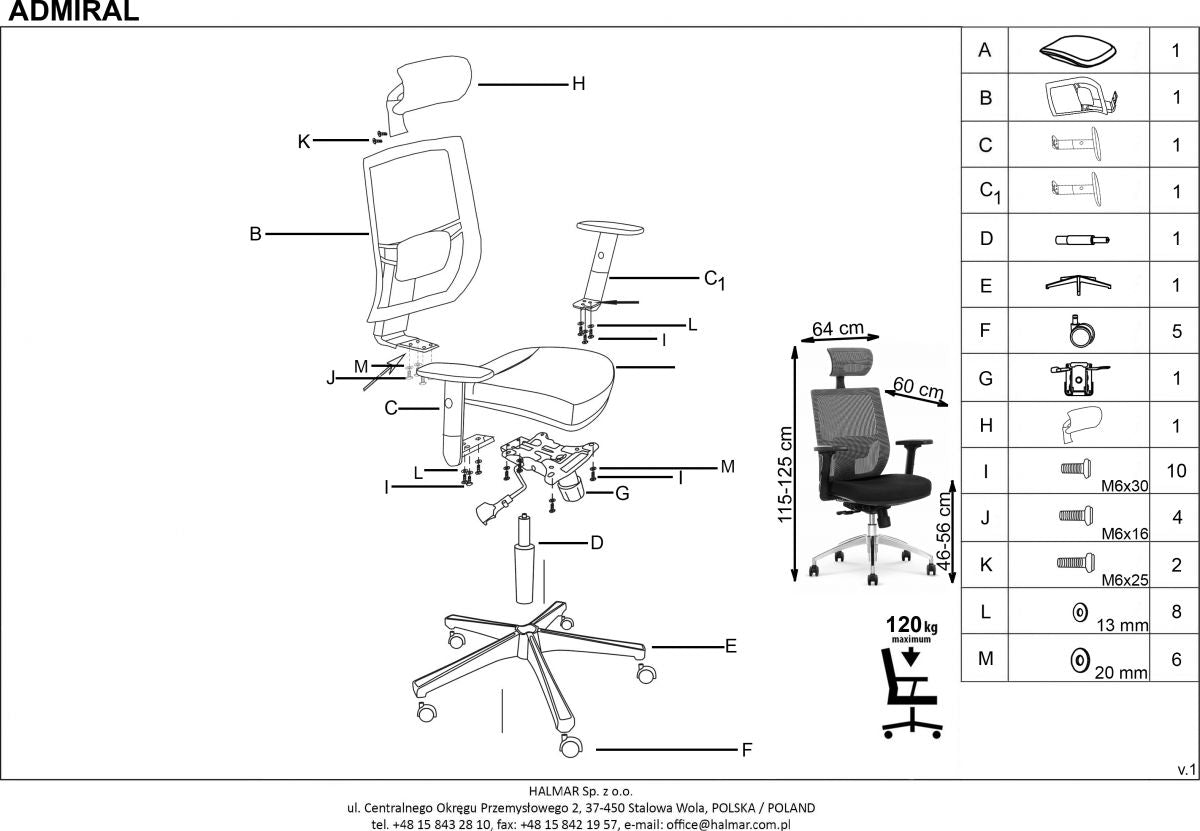 Office Chair East Rawtenstall | size: Width: 68cm, Height: 130cm, Depth: 60cm | color: Gray | image: 2 | variant: 1007039