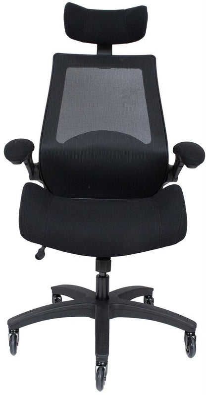 Office Chair East Sarajevo | size: Width: 70cm, Height: 131cm, Depth: 71cm | color: Black | image: 3 | variant: 1006023