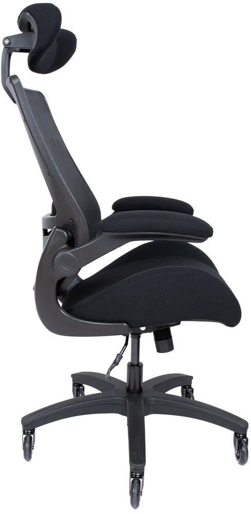 Office Chair East Sarajevo | size: Width: 70cm, Height: 131cm, Depth: 71cm | color: Black | image: 4 | variant: 1006023