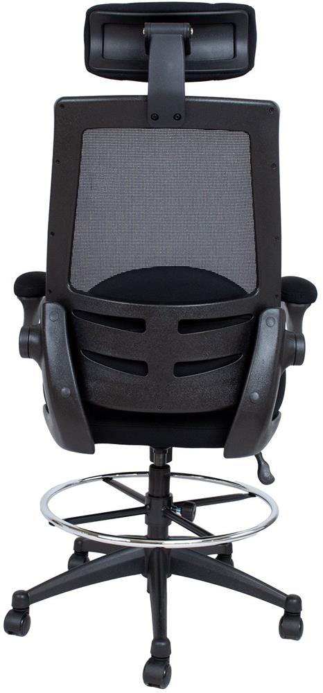 Office Chair East Sarajevo | size: Width: 70cm, Height: 153.5cm, Depth: 71cm | color: Black | image: 4 | variant: 1006206