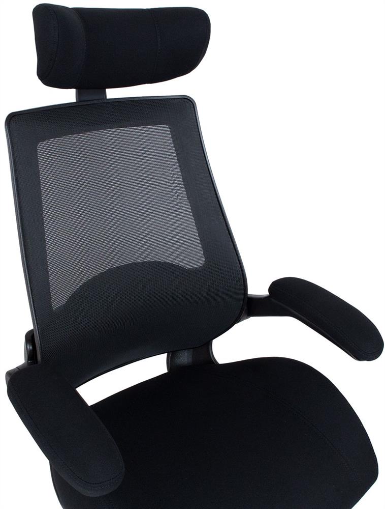Office Chair East Sarajevo | size: Width: 70cm, Height: 153.5cm, Depth: 71cm | color: Black | image: 5 | variant: 1006206