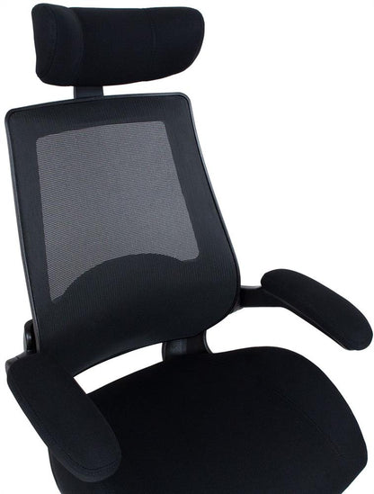 Office Chair East Sarajevo | size: Width: 70cm, Height: 153.5cm, Depth: 71cm | color: Black | image: 5 | variant: 1006206