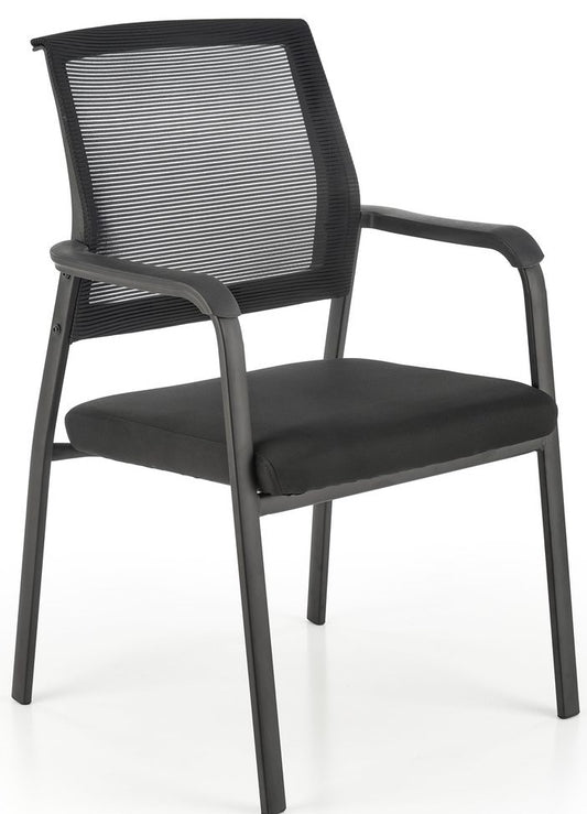 Office Chair East Swanage | size: Width: 58cm, Height: 90cm, Depth: 60cm | color: Black | image: 1 | variant: 1007419
