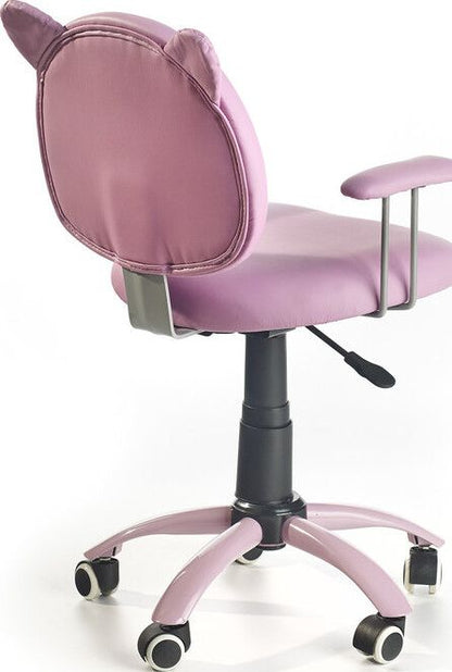 Office Chair East Yeovil | size: Width: 54cm, Height: 86cm, Depth: 49cm | color: Pink | image: 2 | variant: 1007003