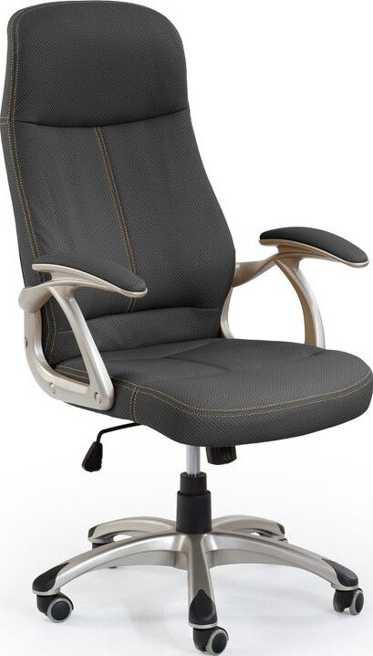Office Chair Edison | size: Width: 64cm, Height: 118cm, Depth: 70cm | color: Black | image: 1 | variant: 1011560