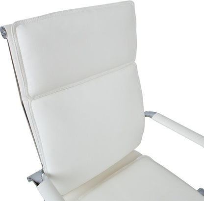 Office Chair Fishguard | size: Width: 54.5cm, Height: 116.5cm, Depth: 60cm | color: White | image: 5 | variant: 1001290