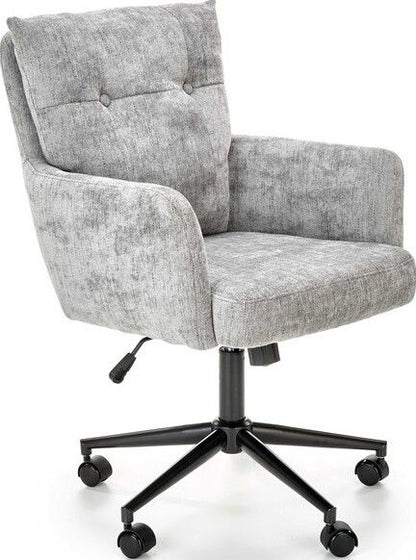 Office Chair Flores | size: Width: 59cm, Height: 102cm, Depth: 70cm | color: Gray | image: 1 | variant: 1005101
