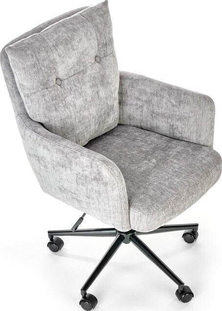 Office Chair Flores | size: Width: 59cm, Height: 102cm, Depth: 70cm | color: Gray | image: 4 | variant: 1005101