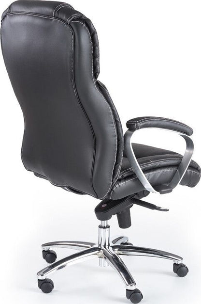Office Chair Foster | size: Width: 68cm, Height: 118cm, Depth: 54cm | color: Black | image: 2 | variant: 1005104