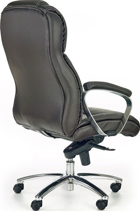 Office Chair Foster | size: Width: 68cm, Height: 118cm, Depth: 54cm | color: Brown | image: 2 | variant: 1005106