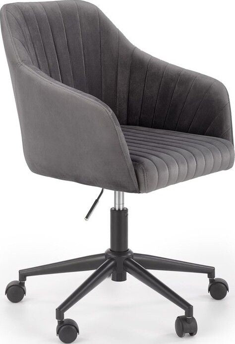 Office Chair Fresco | size: Width: 57cm, Height: 91cm, Depth: 55cm | color: Gray | image: 1 | variant: 1005108