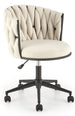 Office Chair Frosinone | size: Width: 55cm, Height: 75cm, Depth: 60cm | color: Beige/Black | image: 1 | variant: 1002952