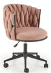 Office Chair Frosinone | size: Width: 55cm, Height: 75cm, Depth: 60cm | color: Black/Pink | image: 1 | variant: 1002954