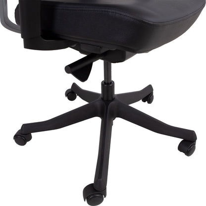 Office Chair Fulkrum | size: Width: 62cm, Height: 129cm, Depth: 70cm | color: Black | image: 8 | variant: 1005258
