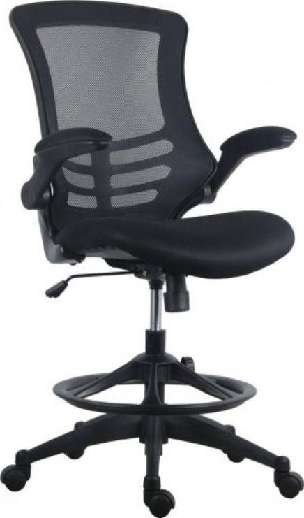 Office Chair Haverfordwest | size: Width: 62.5cm, Height: 109-128.5cm, Depth: 62cm | color: Black | image: 1 | variant: 1001253