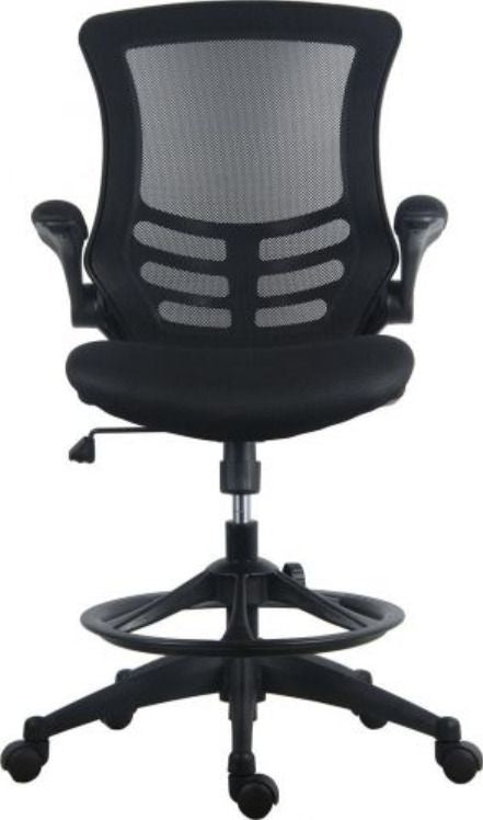 Office Chair Haverfordwest | size: Width: 62.5cm, Height: 109-128.5cm, Depth: 62cm | color: Black | image: 2 | variant: 1001253