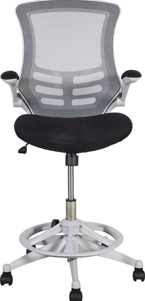 Office Chair Haverfordwest | size: Width: 62.5cm, Height: 128.5cm, Depth: 62cm | color: Gray | image: 3 | variant: 1001254