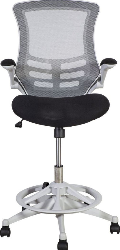 Office Chair Haverfordwest | size: Width: 62.5cm, Height: 128.5cm, Depth: 62cm | color: Gray | image: 3 | variant: 1001254