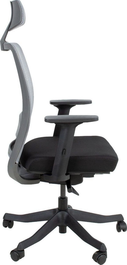 Office Chair Hay | size: Width: 70cm, Height: 130.5cm, Depth: 70cm | color: Black | image: 3 | variant: 1001120