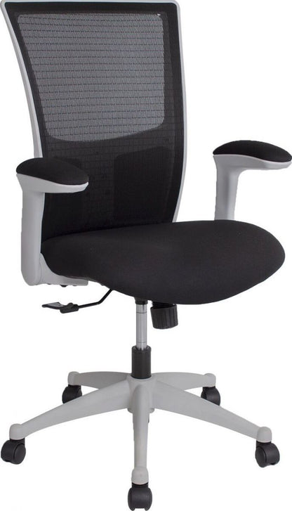 Office Chair Holywell | size: Width: 68cm, Height: 103-113cm, Depth: 58.5cm | color: Gray | image: 1 | variant: 1001192