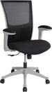 Office Chair Holywell | size: Width: 68cm, Height: 103-113cm, Depth: 58.5cm | color: Gray | image: 1 | variant: 1001192