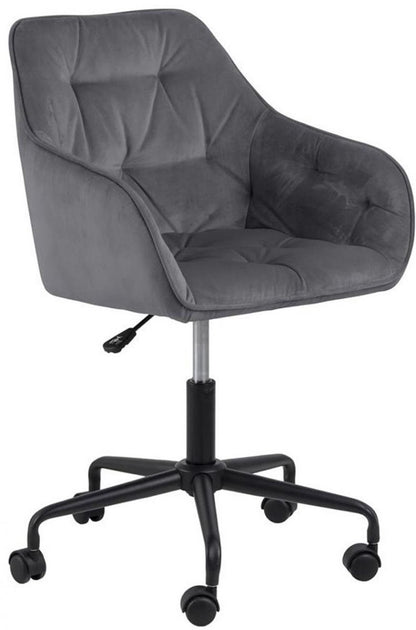 Office Chair Horsham | size: Width: 59cm, Height: 89cm, Depth: 58.5cm | color: Gray | image: 1 | variant: 1001136