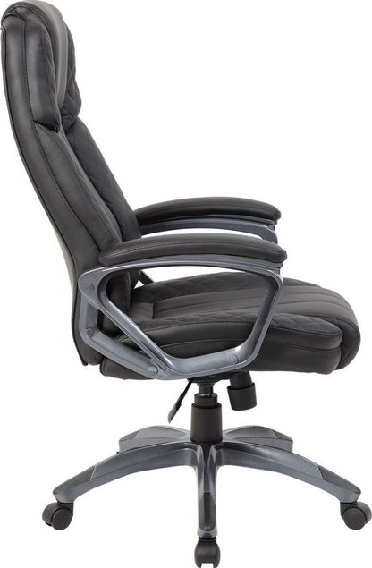Office Chair Howard | size: Width: 66cm, Height: 116-123.5cm, Depth: 75.5cm | color: Black | image: 2 | variant: 1005265