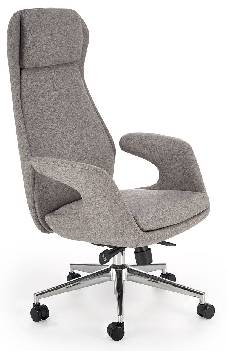 Office Chair Kevin | size: Width: 74cm, Height: 14cm, Depth: 68cm | color: Gray | image: 0 | variant: 1017828