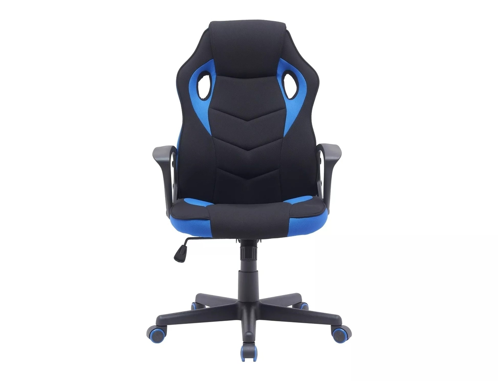 Office Chair Lancaster | size: Width: 63cm, Height: 114cm, Depth: 48cm | color: Black/Blue | image: 3 | variant: 1004133