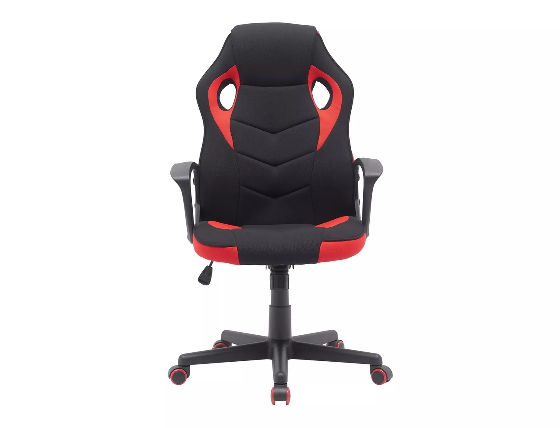 Office Chair Lancaster | size: Width: 63cm, Height: 114cm, Depth: 48cm | color: Black/Red | image: 1 | variant: 1004132