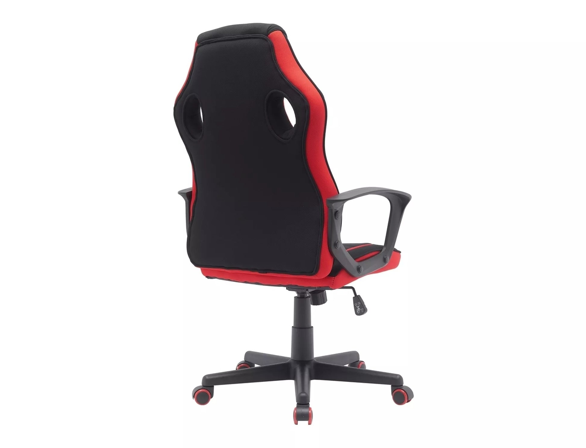 Office Chair Lancaster | size: Width: 63cm, Height: 114cm, Depth: 48cm | color: Black/Red | image: 3 | variant: 1004132