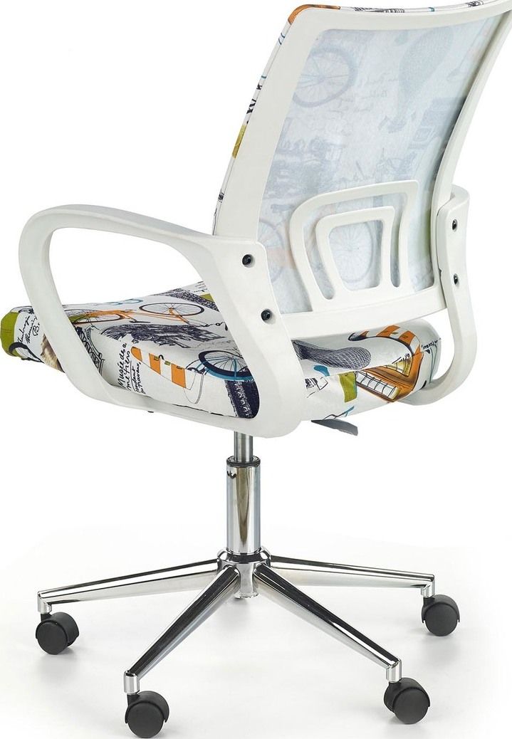 Office Chair Lecco | size: Width: 53cm, Height: 100cm, Depth: 59cm | color: Multicolored | image: 2 | variant: 1002912