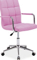 Office Chair Lisburn | size: Width: 51cm, Height: 87-97cm, Depth: 40cm | color: Pink | image: 1 | variant: 1004147